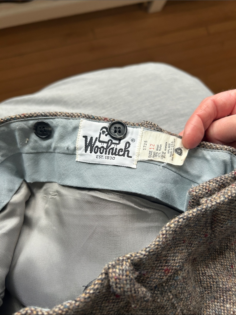 Woolrich Vintage 1960s Wool Trouser Pants - Picture 5 of 11